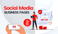 create social media business pages