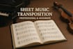 do professional sheet music transposition and key changes