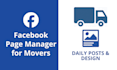create and manage facebook business page for movers, moving or removal company
