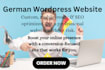 design german wordpress website with SEO optimization for high ranking conversio