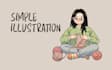 draw simple illustration for blog, merch, website, etc