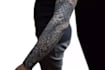 create sleeve tattoo design in geometric style