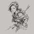 sketch fantasy character concept art