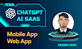 develop mobile apps web apps ai chatbots ai saas solutions