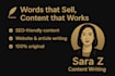 write engaging and interactive content that captivates the audience
