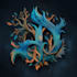 hand paint fantasy logo