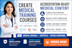 do course content,presentation training video,medical ethics,clinical skills