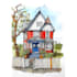 paint watercolor house portrait