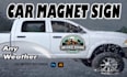 design any type car magnet sign