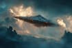design spaceship, sci fi illustration and sci fi artv
