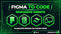 convert figma design to responsive HTML, tailwind CSS, and laravel
