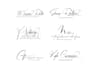 design handwritten signature photography scripted  logo