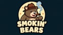 design high quality bear smoking logo with express delivery