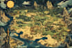 draw a fantasy map illustration