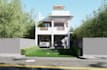 rebuild 3d contemporary house, exterior villa, sketchup render, stylish entrance