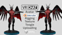 create vrchat avatar with full rigging, texturing and uploading