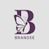 design a modern and elegant logo with a butterfly element