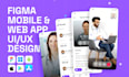 do UI UX design, mobile app UI UX, mobile app design, app mockup, figma design