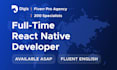 provide a full time react native developer
