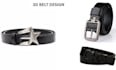 create 3d belt, garment, jersey and belt buckle designs with realistic rendering