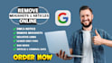 permanently remove mugshot negative links articles bad news from google