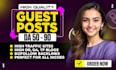 do SEO backlinks on high da guest post guest posting dofollow link building