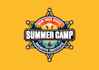 design a modern creative children camping adventure logo