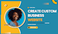 create custom business website development, website design for small businesses