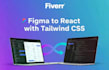convert figma to responsive react website with clean code