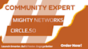 set up your mighty networks circle so community, community setup, mighty circle