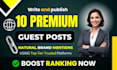 write and publish guest posts with brand mentions