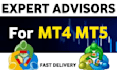create mt4 mt5 expert advisor with mql4 mql5