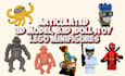 do articulated model, flexi model, 3d lego, bjd model 3d doll, lego minifigure
