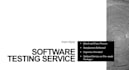 expertly carry out software testing