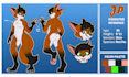 draw reference sheet, furry art, fursona, character sheet, nsfw furry ref sheet