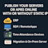 publish your local servers or devices with no static IP