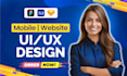 do figma design, figma website, figma ,uiux , landing page UI UX