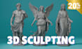 sculpt 3d model, action figure, statue, toys for 3d printing