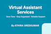 be your virtual assistant for admin tasks