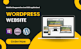 design , redesign,  clone wordpress website with elementor