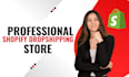 build shopify dropshipping store