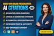 create ai citations and do aeo SEO rank your website on ai search and google