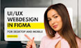 ui ux design figma, webdesign mobile desktop