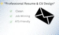 professional resume, CV writing and word formatting