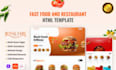 design a modern restaurant website with online menu