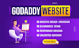 design redesign  godaddy website with godaddy builder