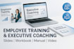 create employee training, staff training, executive coaching course presentation