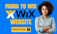 design figma to wix website, landing page, ui ux, app mobile, figma