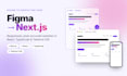 convert figma to next js responsive website using react tailwind and typescript