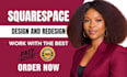 do squarespace website design squarespace website redesign squarespace website